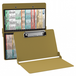 WhiteCoat Clipboard® - Tactical Brown Pharmacy Edition